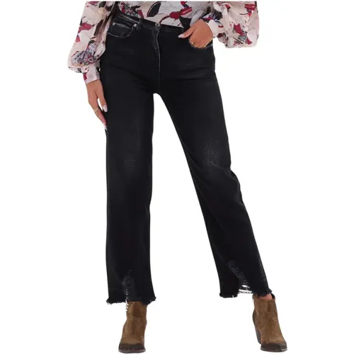 Schwarze Straight Leg Jeans für Frauen - IRO - Modalova