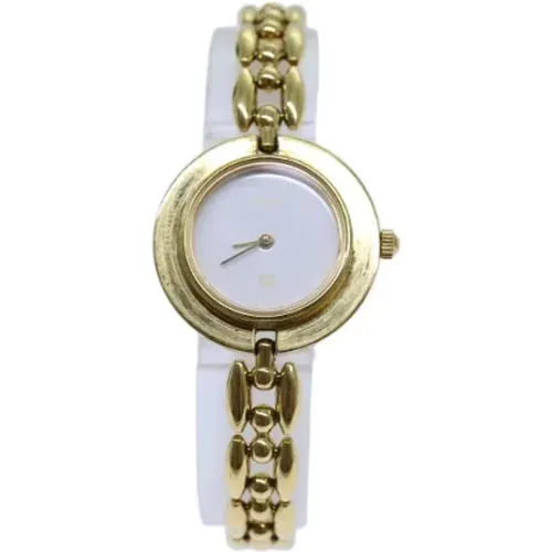 Pre-owned Stainless Steel watches , female, Sizes: ONE SIZE - Gucci Vintage - Modalova