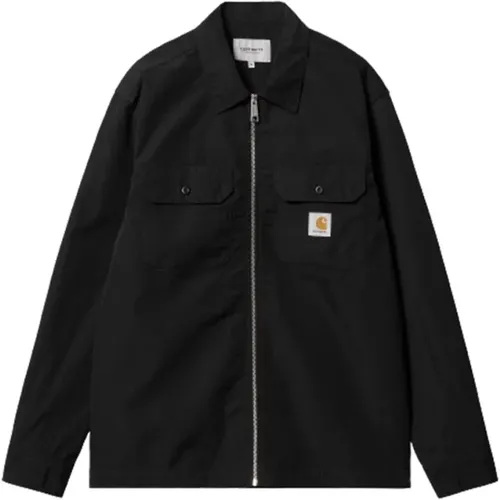 Craft Zip Langarm (Schwarz) , Herren, Größe: L - Carhartt WIP - Modalova