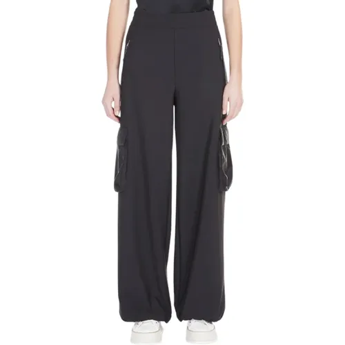 Schwarze Hose Regular Fit , Damen, Größe: XS - Max Mara - Modalova