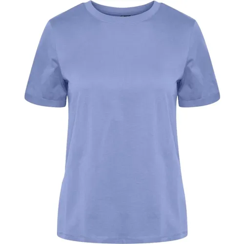 Short Sleeve T-Shirt , female, Sizes: M - Pieces - Modalova