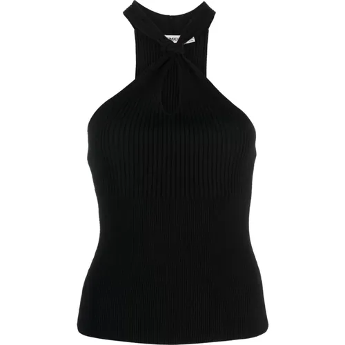 Elegante Halter Knoten Schwarze Bluse - Simkhai - Modalova