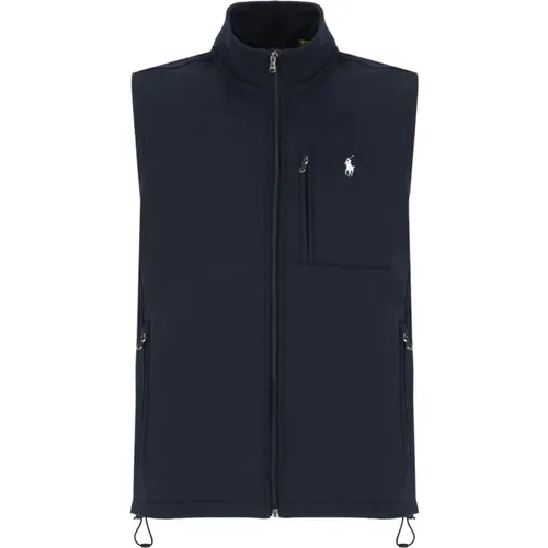 Navy Sleeveless Jacket Regular Fit , male, Sizes: M, S, L - Polo Ralph Lauren - Modalova