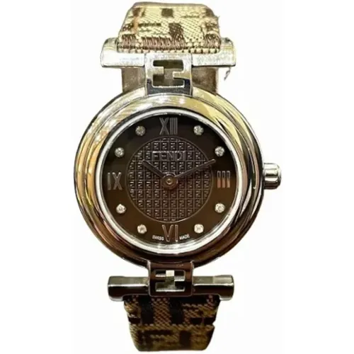 Pre-owned Stainless Steel watches , female, Sizes: ONE SIZE - Fendi Vintage - Modalova