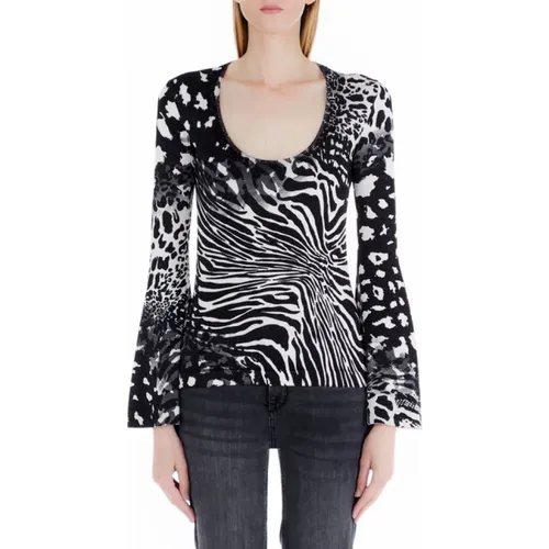 Zebra Pattern Womens Sweaters , female, Sizes: S - Liu Jo - Modalova