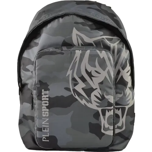 Sportlicher Polyester-Rucksack - Plein Sport - Modalova