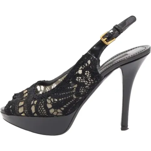 Pre-owned Lace heels , female, Sizes: 4 1/2 UK - Dolce & Gabbana Pre-owned - Modalova