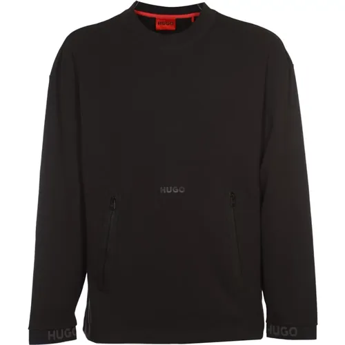 Schwarze Sweaters von Hugo , Herren, Größe: M - Hugo Boss - Modalova