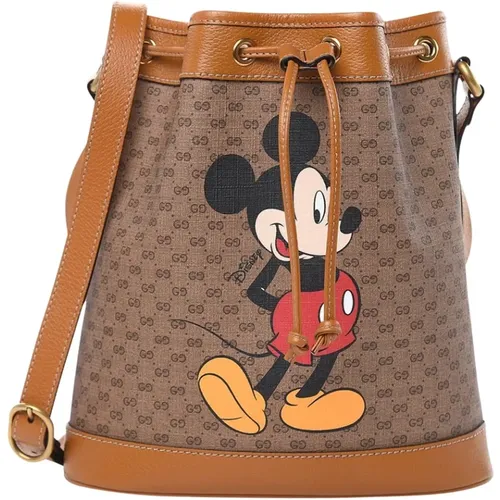 Disney Mini Vintage GG Supreme Monogram Bucket Bag - Gucci - Modalova