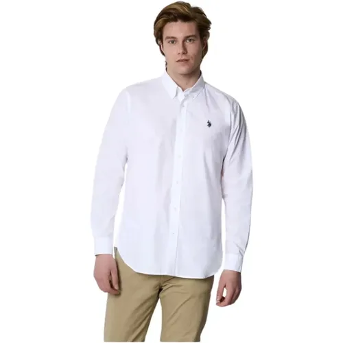 Cotton Poplin Shirt , male, Sizes: M, L, 2XL, XL - U.s. Polo Assn. - Modalova