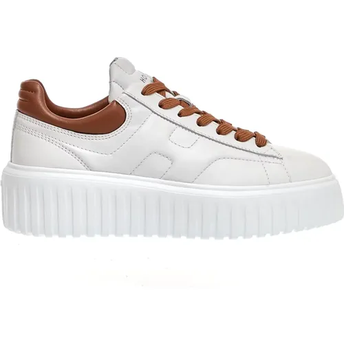 Leather Sneakers with Memory Foam , female, Sizes: 2 UK, 5 UK, 3 UK, 6 UK - Hogan - Modalova