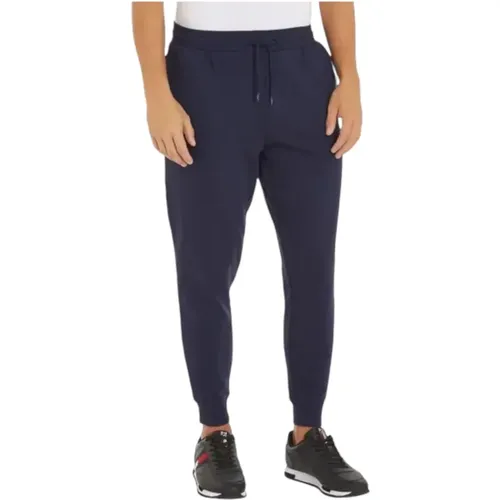 Mens Casual Sweatpants, Reg Linear Model , male, Sizes: XS, XL - Tommy Jeans - Modalova