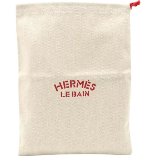 Pre-owned Canvas pouches , female, Sizes: ONE SIZE - Hermès Vintage - Modalova