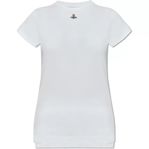 Peru T-Shirt mit Logo , Damen, Größe: S - Vivienne Westwood - Modalova