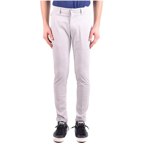 Slim Fit Lavender Sports Pants , male, Sizes: W30, W29 - Dondup - Modalova