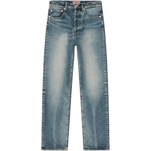 Modern Man Straight Jeans , male, Sizes: W30, W28, W31, W29, W32, W33 - Kenzo - Modalova