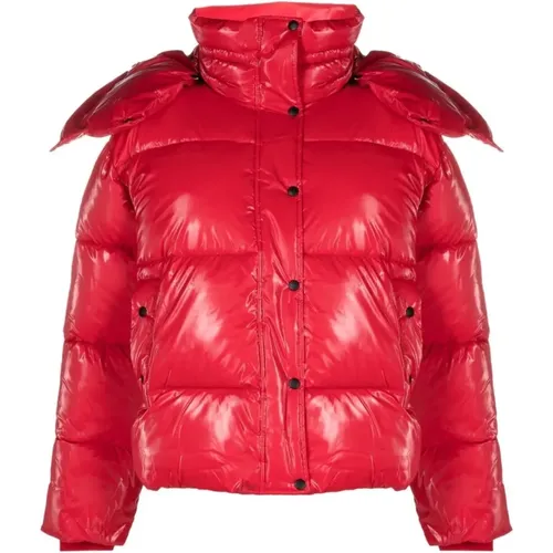 High filled wide puffer jacket , female, Sizes: S, M, L, XS - Calvin Klein Jeans - Modalova