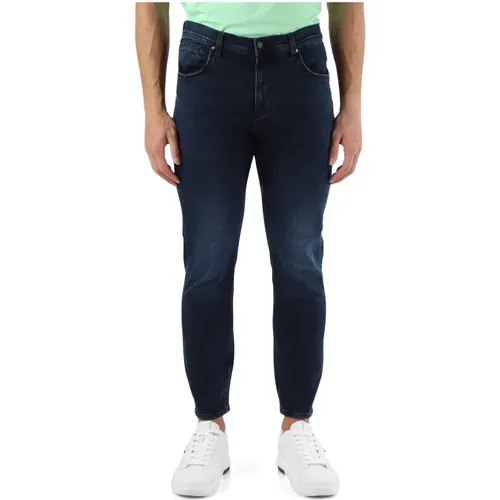 Cropped Skinny Fit Jeans with Five Pockets , male, Sizes: W30, W29, W33, W32, W34, W38, W36, W31 - Antony Morato - Modalova