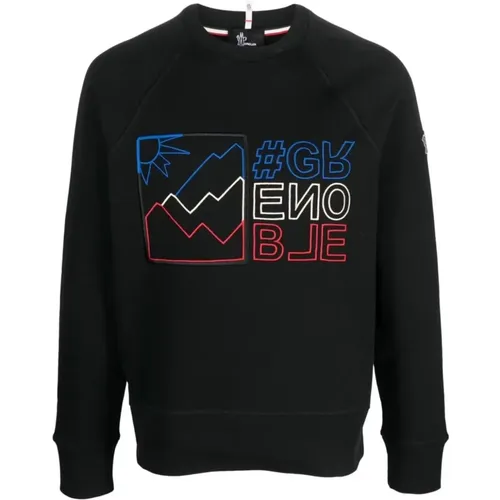 RWB Logo Sweatshirt with Embroidered Patch , male, Sizes: M - Moncler - Modalova