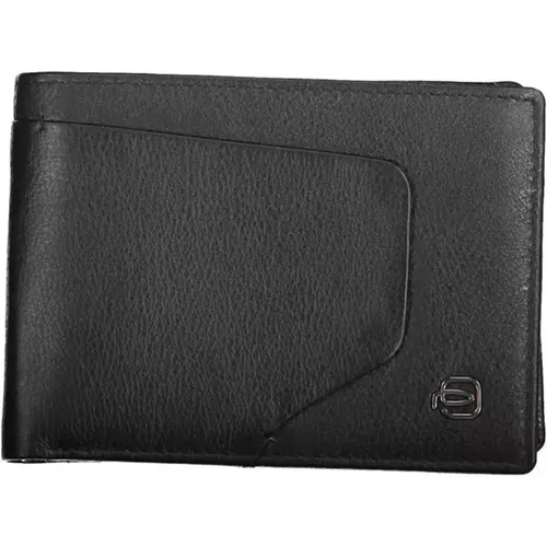 Leather Wallet with Rfid Blocker , male, Sizes: ONE SIZE - Piquadro - Modalova