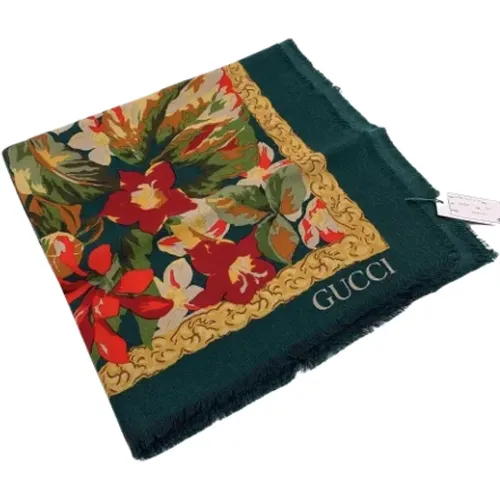 Pre-owned Silk scarves , female, Sizes: ONE SIZE - Gucci Vintage - Modalova