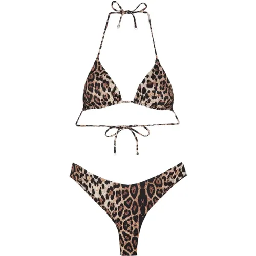 Bikini Triangolo E Slip Americano Fisso Spotted , Damen, Größe: M - F**k - Modalova