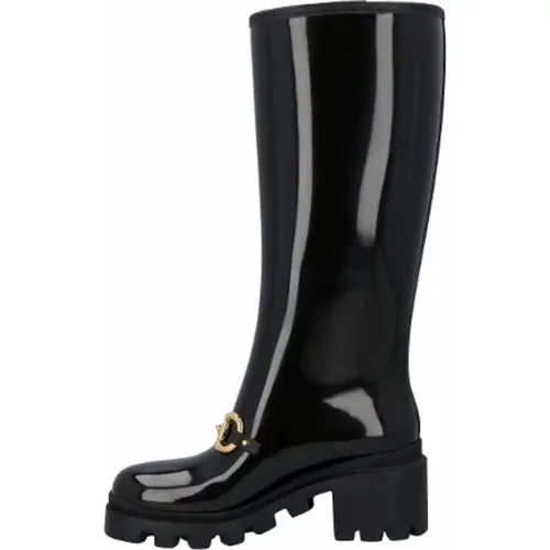 Gummi boots , Damen, Größe: 36 EU - Gucci - Modalova