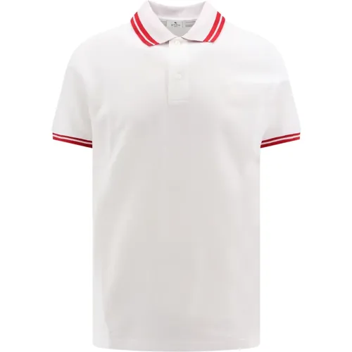 Embroidered Cotton Polo Shirt , male, Sizes: L, XL, 2XL - ETRO - Modalova