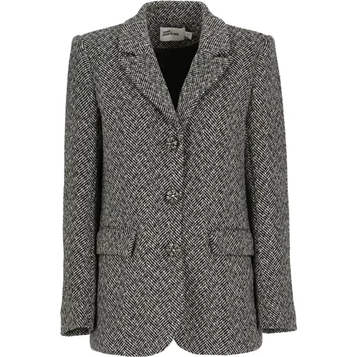 Wool Blend Blazer Jacket , female, Sizes: 2XS, S, XS - Self Portrait - Modalova