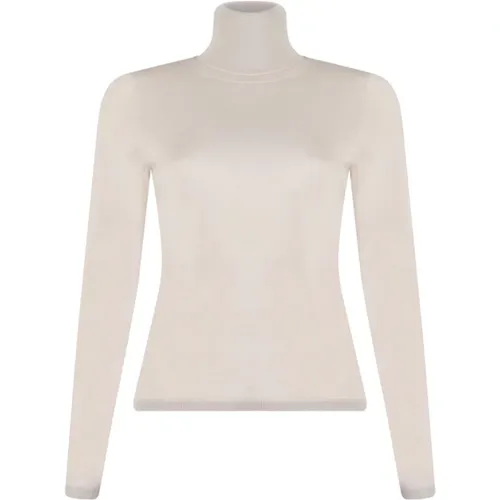 Cashmere Turtleneck Sweater with Zip Closure , female, Sizes: M - Max Mara - Modalova