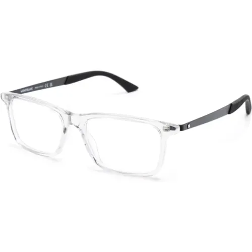 Graue Optische Brille mit Zubehör , Herren, Größe: 55 MM - Montblanc - Modalova