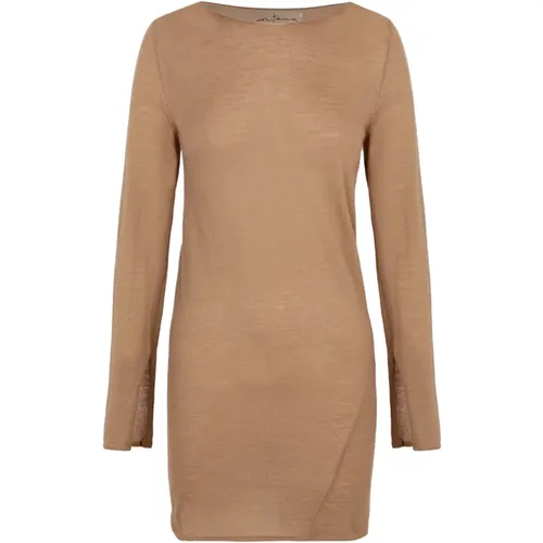 Cashmere Daria Jersey Cocoa , female, Sizes: S, XS, M, L, XL - Cortana - Modalova