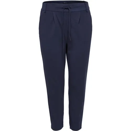 Blaue Spitzen Damen Hose , Damen, Größe: M - Only - Modalova