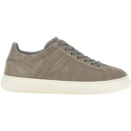 Suede Sneakers with Removable Fussbett , male, Sizes: 5 UK - Hogan - Modalova