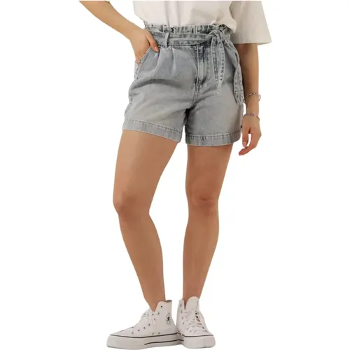 Blaue Denim Shorts Anis Sky , Damen, Größe: 2XL - Catwalk Junkie - Modalova