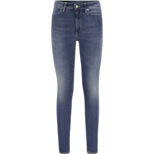 Iris Skinny Fit Jeans , Damen, Größe: W26 - Dondup - Modalova