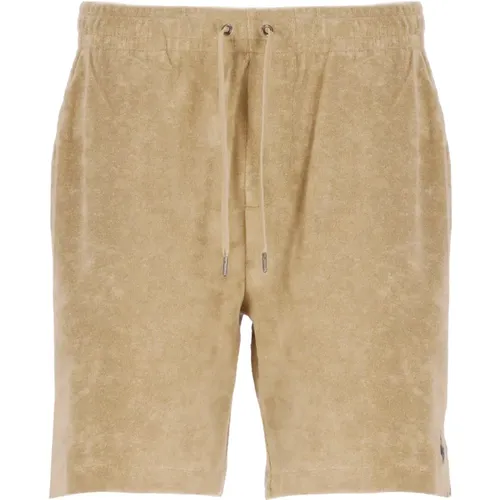 Terry Cloth Bermuda Shorts , male, Sizes: L - Ralph Lauren - Modalova