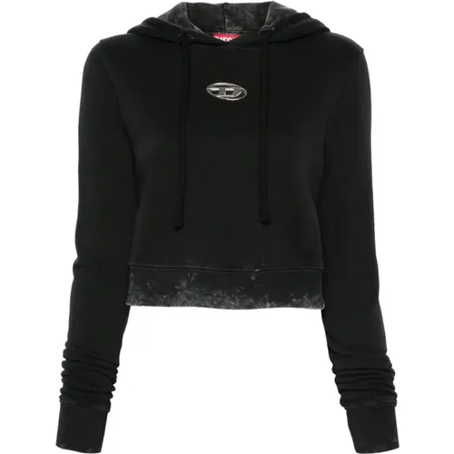 Schwarze Pullover für Männer , Damen, Größe: XS - Diesel - Modalova