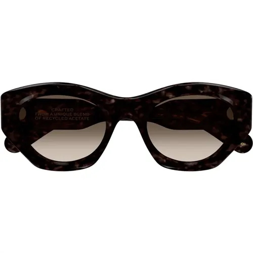 Cat Eye Sonnenbrille mit Bio Nylon Gläsern - Chloé - Modalova