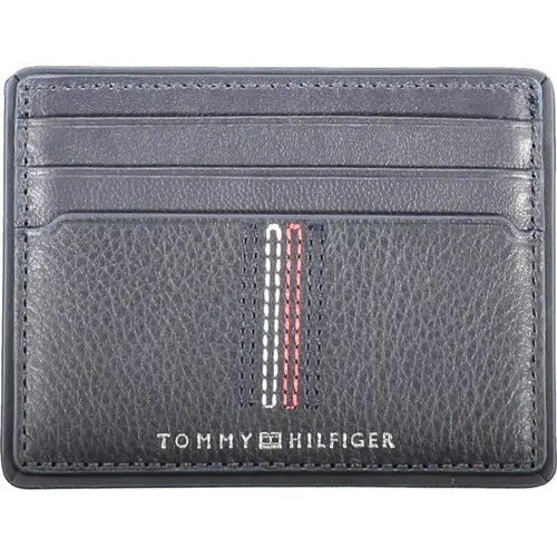 Herren Blaue Brieftasche mit Kartenhalter - Tommy Hilfiger - Modalova