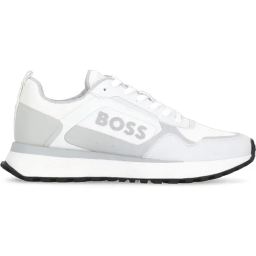 Weiße Sneakers mit Logo-Detail , Herren, Größe: 40 EU - Boss Black - Modalova