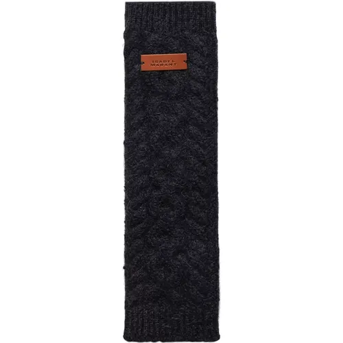 Cable Knit Fingerless Wool Gloves , male, Sizes: ONE SIZE - Isabel marant - Modalova