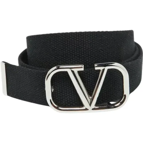 Pre-owned Canvas belts , male, Sizes: ONE SIZE - Valentino Vintage - Modalova