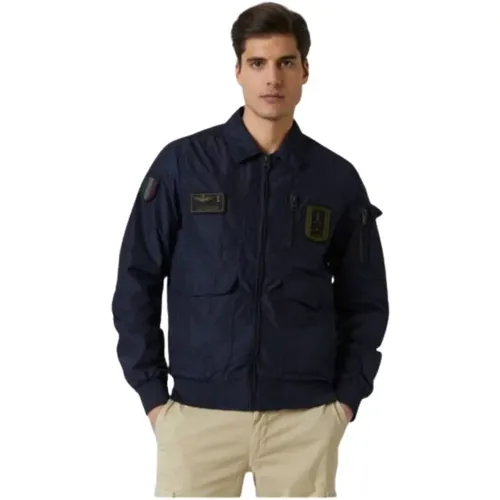 Stylish Bomber Jacket , male, Sizes: L - aeronautica militare - Modalova