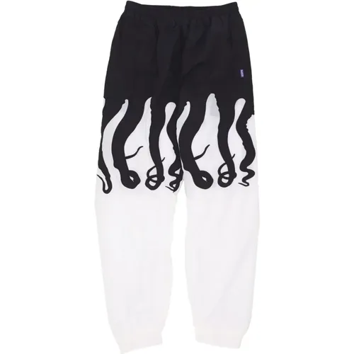 Original Track Pants Streetwear Weiß/Schwarz , Herren, Größe: XL - Octopus - Modalova