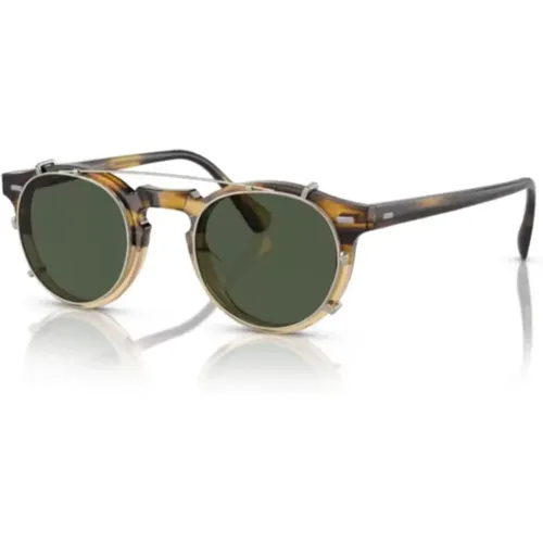 Clip-On Sunglasses , unisex, Sizes: ONE SIZE - Oliver Peoples - Modalova