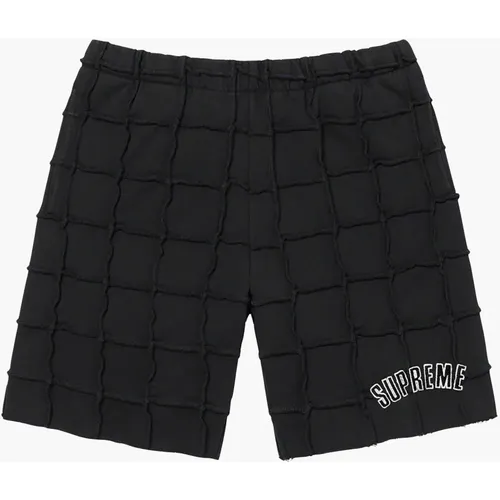 Patchwork Sweatshort Limited Edition , unisex, Sizes: S - Supreme - Modalova