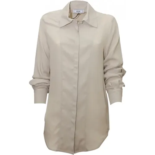 Silk Blend Women's Shirt , female, Sizes: S, L, XL - Jijil - Modalova