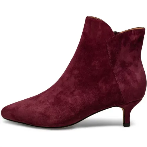 Eleganter Wildleder Stiefelette - Bordeaux , Damen, Größe: 42 EU - Shoe the Bear - Modalova