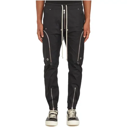 Cargo Schwarze Hose Rick Owens - Rick Owens - Modalova